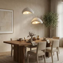Riippuvalaisin Linento Lighting Luna 40-40-T-Nua, 2-osainen, valkoinen