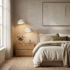 Riippuvalaisin Linento Lighting Luna 40-40-T-Nua, 2-osainen, valkoinen
