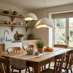 Riippuvalaisin Linento Lighting Luna 40-50-T, 2-osainen, valkoinen