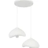 Riippuvalaisin Linento Lighting Luna 30-2-T, 2-osainen, valkoinen