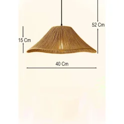 Riippuvalaisin Linento Lighting Mirae, Ø40cm, E27, max. 40W, IP20, beige