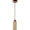 Riippuvalaisin Linento Lighting Mule, GU10, IP20, max. 10W, beige/pähkinä