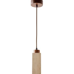 Riippuvalaisin Linento Lighting Mule, GU10, IP20, max. 10W, beige/pähkinä