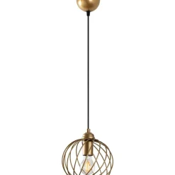 Riippuvalaisin Linento Lighting Nova, Ø20cm, kulta