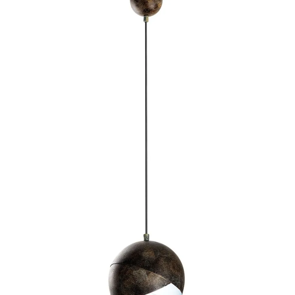 Riippuvalaisin Linento Lighting PACMAN-20-252-1-RETRO, Ø20cm, tummanruskea