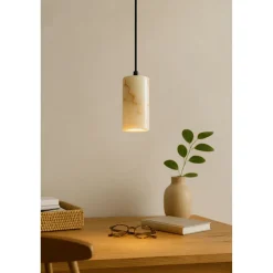 Riippuvalaisin Linento Lighting Papy-Perme, Ø6.5cm, GU10, IP20, max. 10W, beige