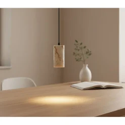 Riippuvalaisin Linento Lighting Papy-Perme, Ø6.5cm, GU10, IP20, max. 10W, beige