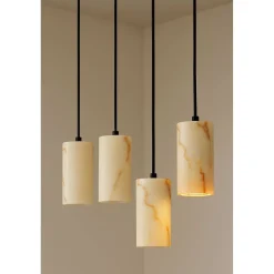 Riippuvalaisin Linento Lighting Papy-Perme, Ø6.5cm, GU10, IP20, max. 10W, beige