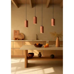 Riippuvalaisin Linento Lighting Pery, GU10, IP20, max. 10W, viininpunainen