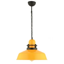 Riippuvalaisin Linento Lighting RT-48, Ø34cm, E27, max. 40W, IP20, keltainen