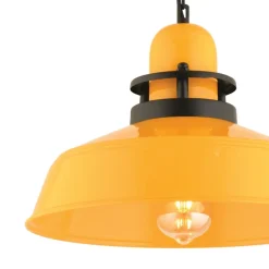 Riippuvalaisin Linento Lighting RT-48, Ø34cm, E27, max. 40W, IP20, keltainen