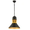 Riippuvalaisin Linento Lighting RT-33, Ø30cm, E27, max. 40W, IP20, musta