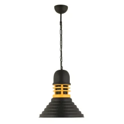 Riippuvalaisin Linento Lighting RT-33, Ø30cm, E27, max. 40W, IP20, musta