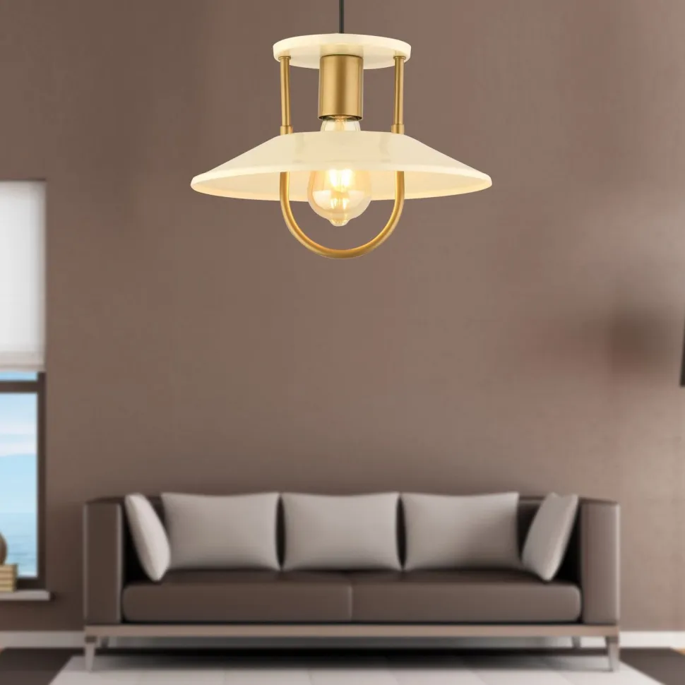 Riippuvalaisin Linento Lighting RT-39, Ø30cm, E27, max. 40W, IP20, valkoinen
