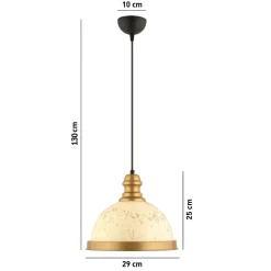 Riippuvalaisin Linento Lighting RT-6, Ø29cm, E27, max. 40W, IP20, valkoinen