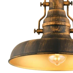 Riippuvalaisin Linento Lighting RT-7, Ø33cm, E27, max. 40W, IP20, vintage tummanruskea