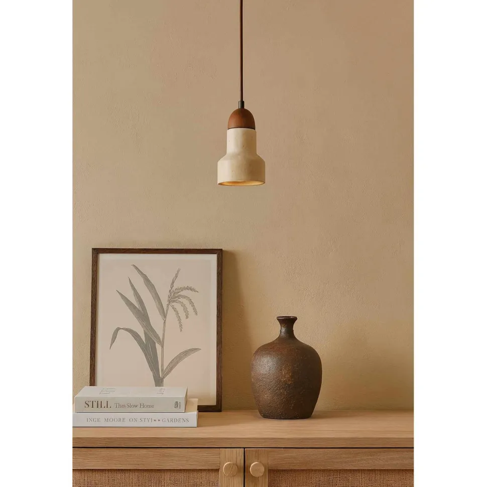 Riippuvalaisin Linento Lighting Swis beige/saksanpähkinä