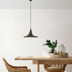 Riippuvalaisin Linento Lighting TOM-3531-RETRO, Ø30cm, tummanruskea