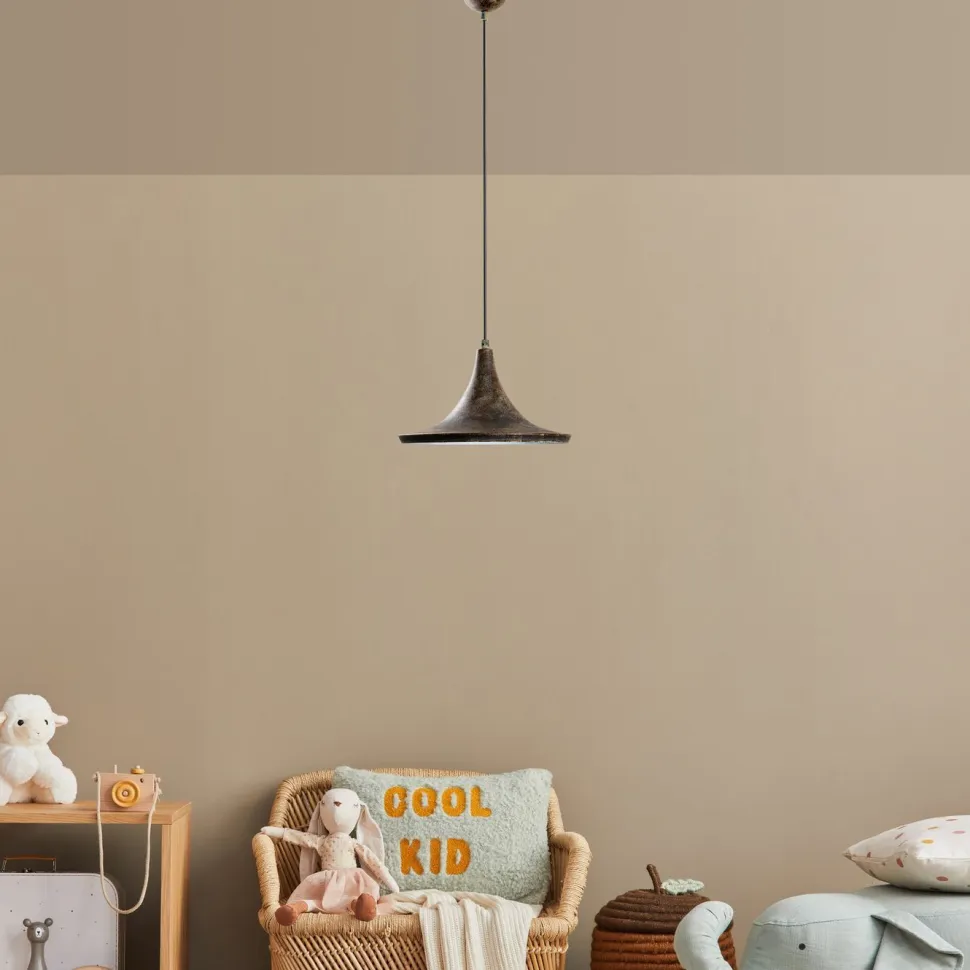 Riippuvalaisin Linento Lighting TOM-3531-RETRO, Ø30cm, tummanruskea