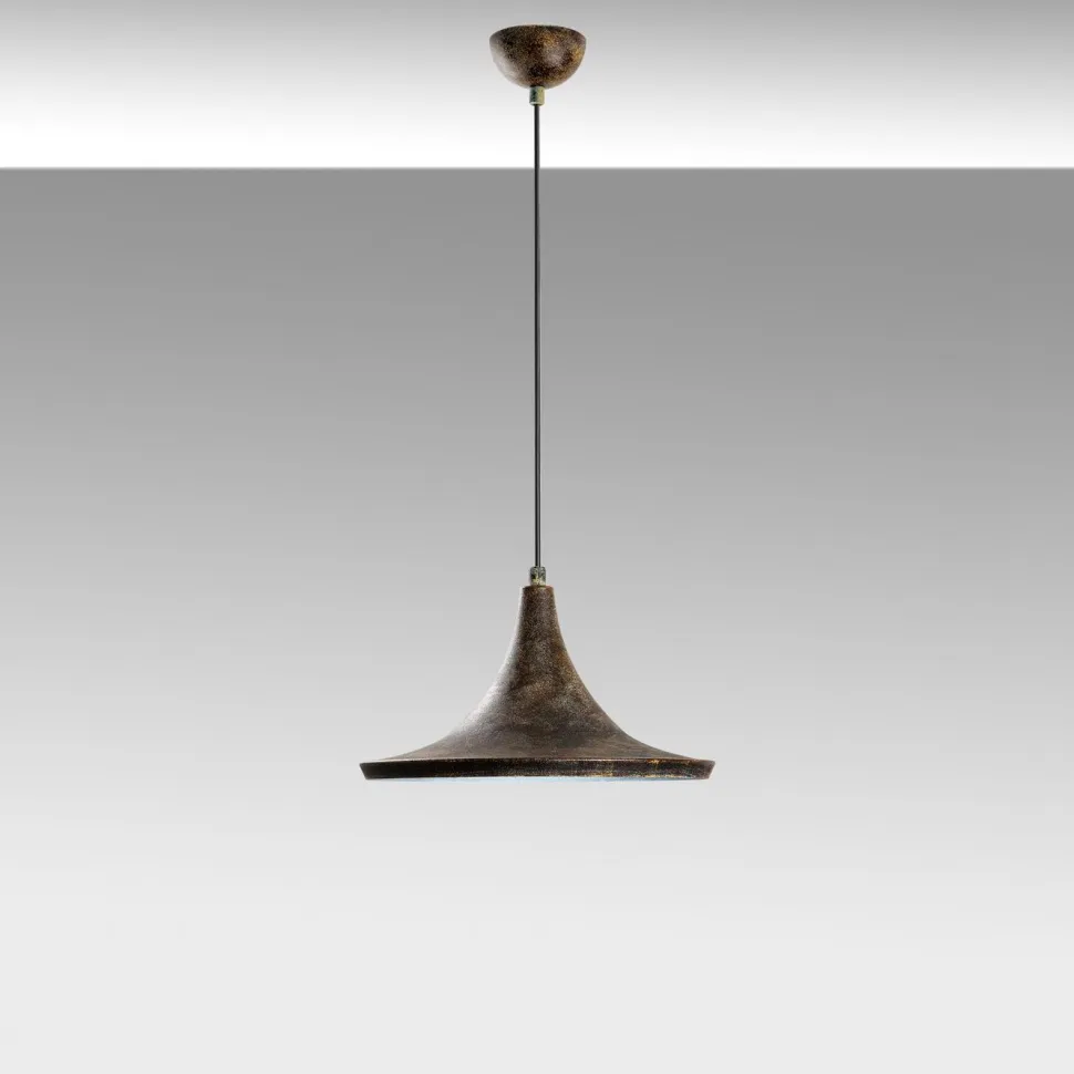 Riippuvalaisin Linento Lighting TOM-3531-RETRO, Ø30cm, tummanruskea