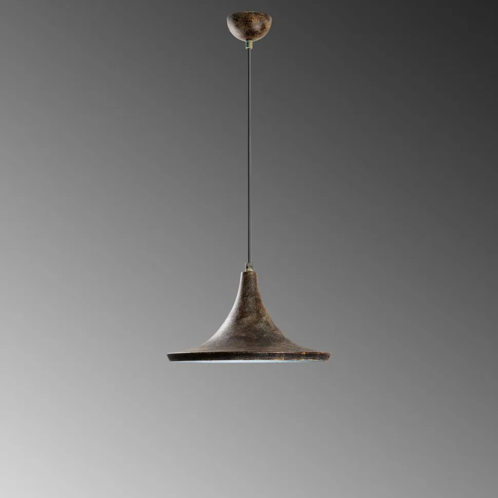Riippuvalaisin Linento Lighting TOM-3531-RETRO, Ø30cm, tummanruskea