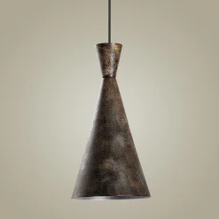 Riippuvalaisin Linento Lighting TOM-3541-RETRO, Ø19cm, tummanruskea