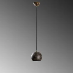 Riippuvalaisin Linento Lighting TOP-15-242-RETRO, Ø15cm, tummanruskea