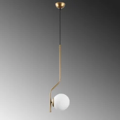 Riippuvalaisin Linento Lighting Tulip-13819, Ø15cm, kulta