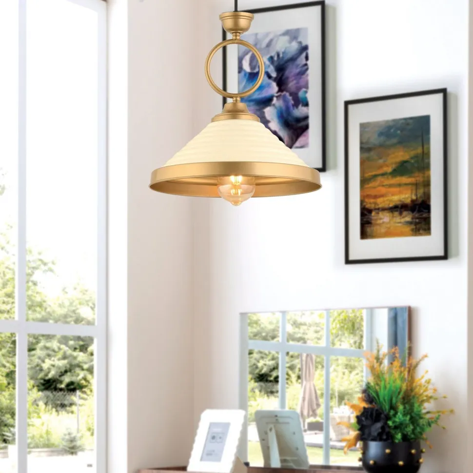 Riippuvalaisin Linento Lighting YM-6, Ø30cm, E27, max. 40W, IP20, valkoinen
