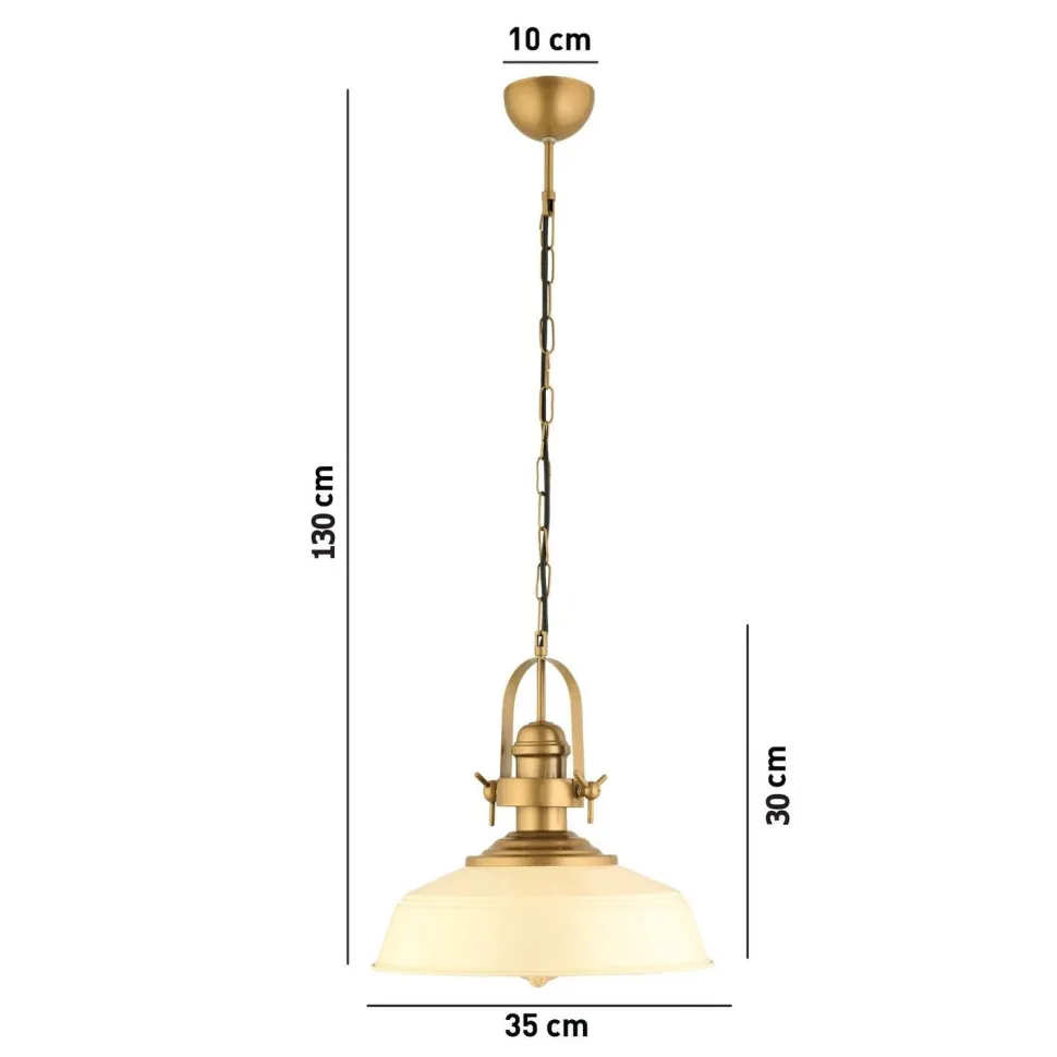 Riippuvalaisin Linento Lighting YM-10, Ø35cm, E27, max. 40W, IP20, valkoinen