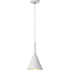 Riippuvalaisin Lucide Gipsy Ø16.5 cm valkoinen