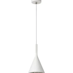 Riippuvalaisin Lucide Gipsy Ø16.5 cm valkoinen