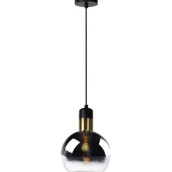 Riippuvalaisin Lucide Julius Ø20 cm savunharmaa