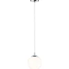 Riippuvalaisin Paulmann Globe, IP44, E27, himmennettävä, kromi