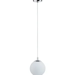 Riippuvalaisin Paulmann Globe, IP44, E27, himmennettävä, kromi