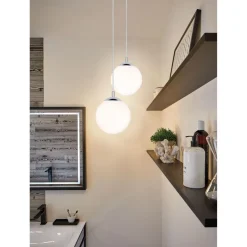 Riippuvalaisin Paulmann Globe, IP44, E27, himmennettävä, kromi
