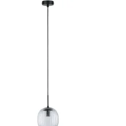 Riippuvalaisin Paulmann Ruya Ø15cm E14 max. 20W IP44 lasi/mattamusta