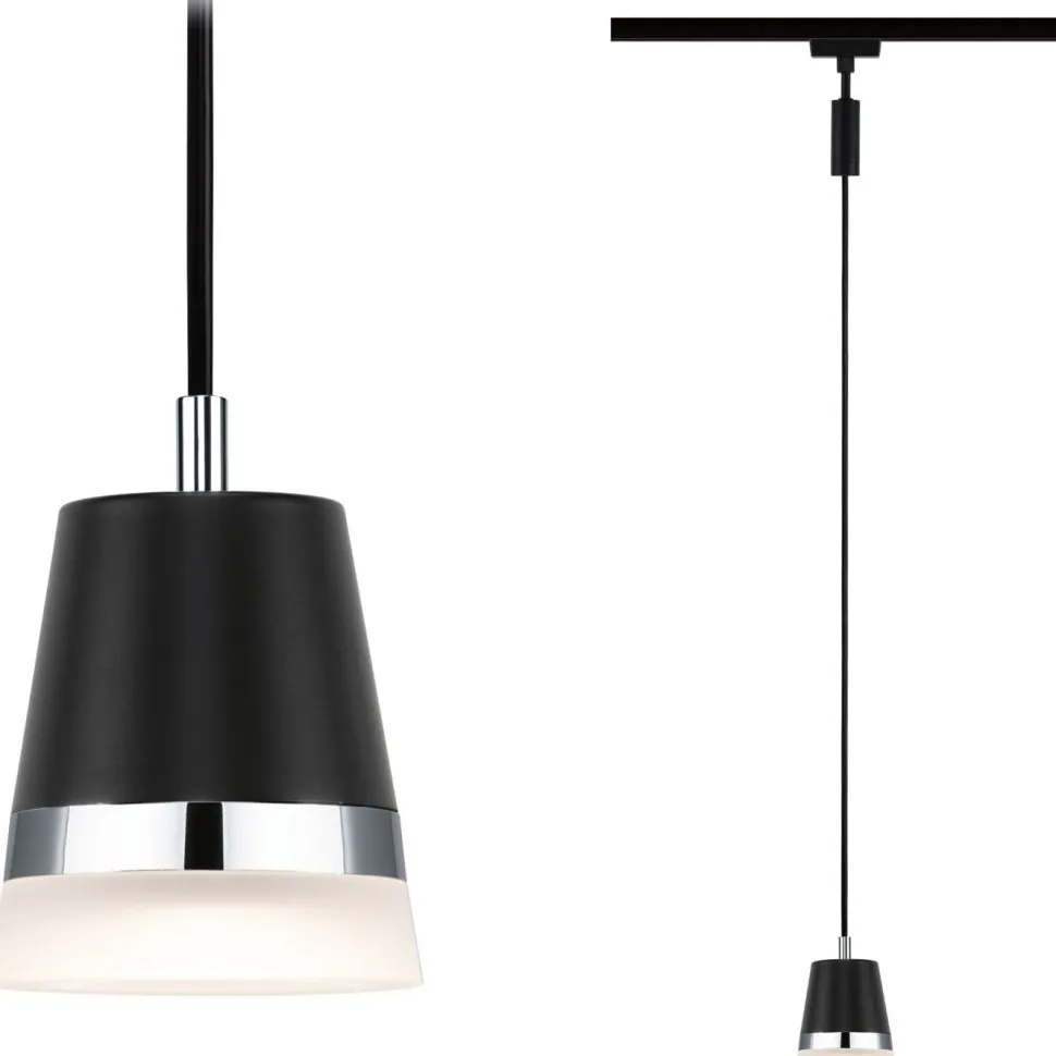 Riippuvalaisin Paulmann URail Cone GU10 max. 10W himmennettävä valkoinen