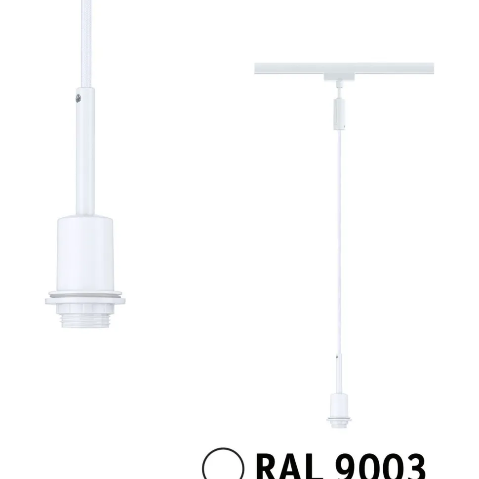Riippuvalaisin Paulmann URail DecoSystems Basic E14 max. 20W himmennettävä valkoinen