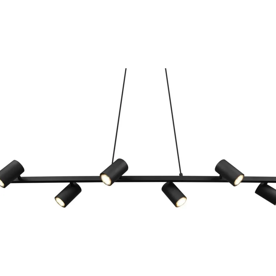 Riippuvalaisin Trio Marley 6-osainen 115cm GU10 eri värejä