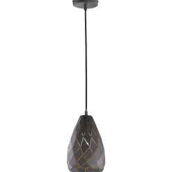 Riippuvalaisin Trio Onyx Ø150x1500mm antrasiitti/kulta