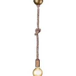 Riippuvalaisin Trio Rope Ø120x1500 mm antiikkimessinki