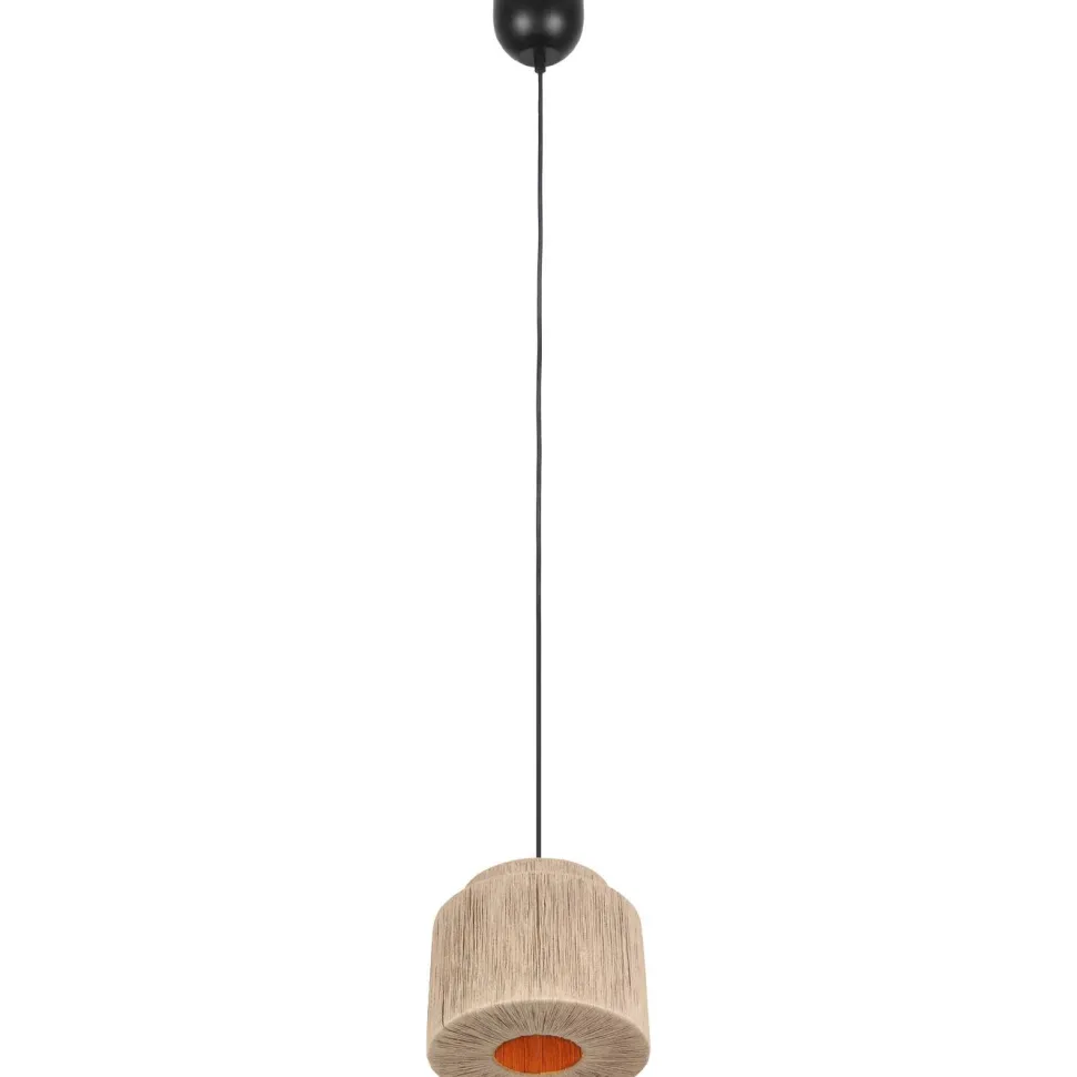 Riippuvalaisin Trio Smilla, 1-os, 31cm, E27, luonnonväri/rottinki
