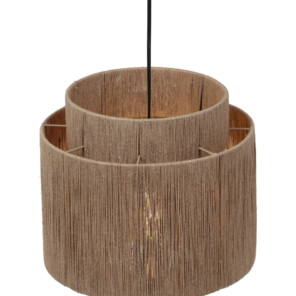 Riippuvalaisin Trio Smilla, 1-os, 31cm, E27, luonnonväri/rottinki