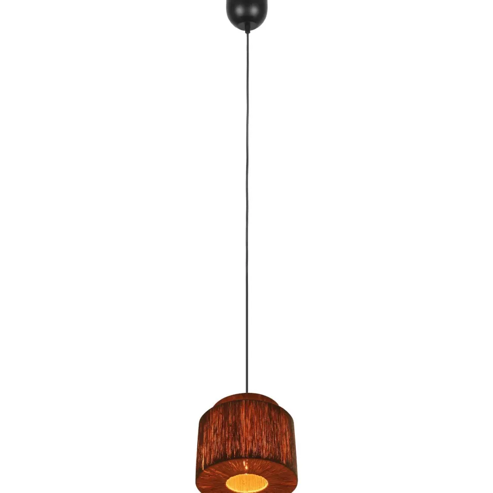 Riippuvalaisin Trio Smilla, 1-os, 31cm, E27, luonnonväri/rottinki