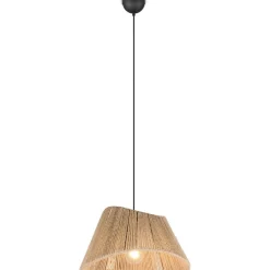 Riippuvalaisin Trio Valerie, E27, luonnollinen väri/juutti