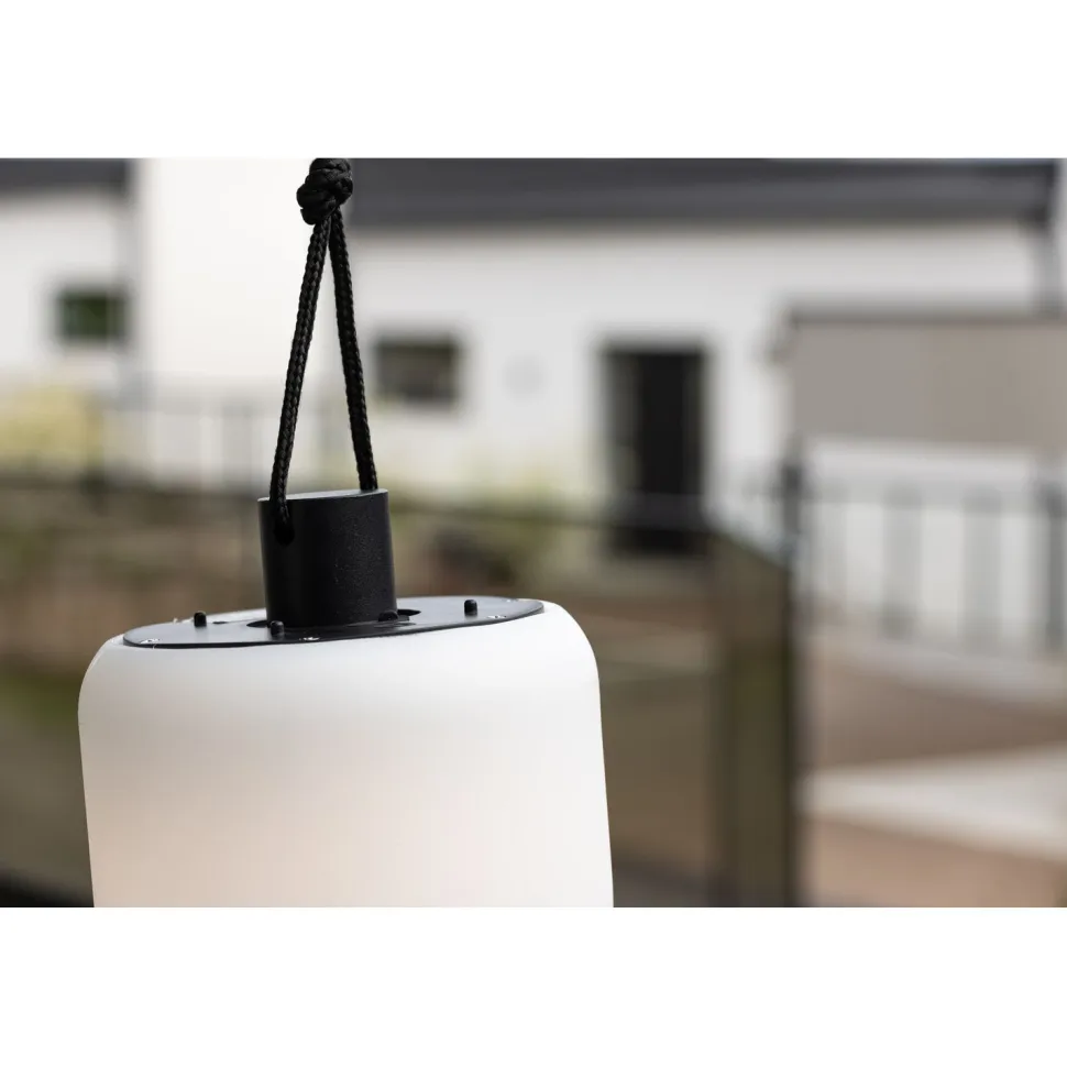 Riippuvalaisin Venture Home Colie, ø16x21cm, valkoinen/musta