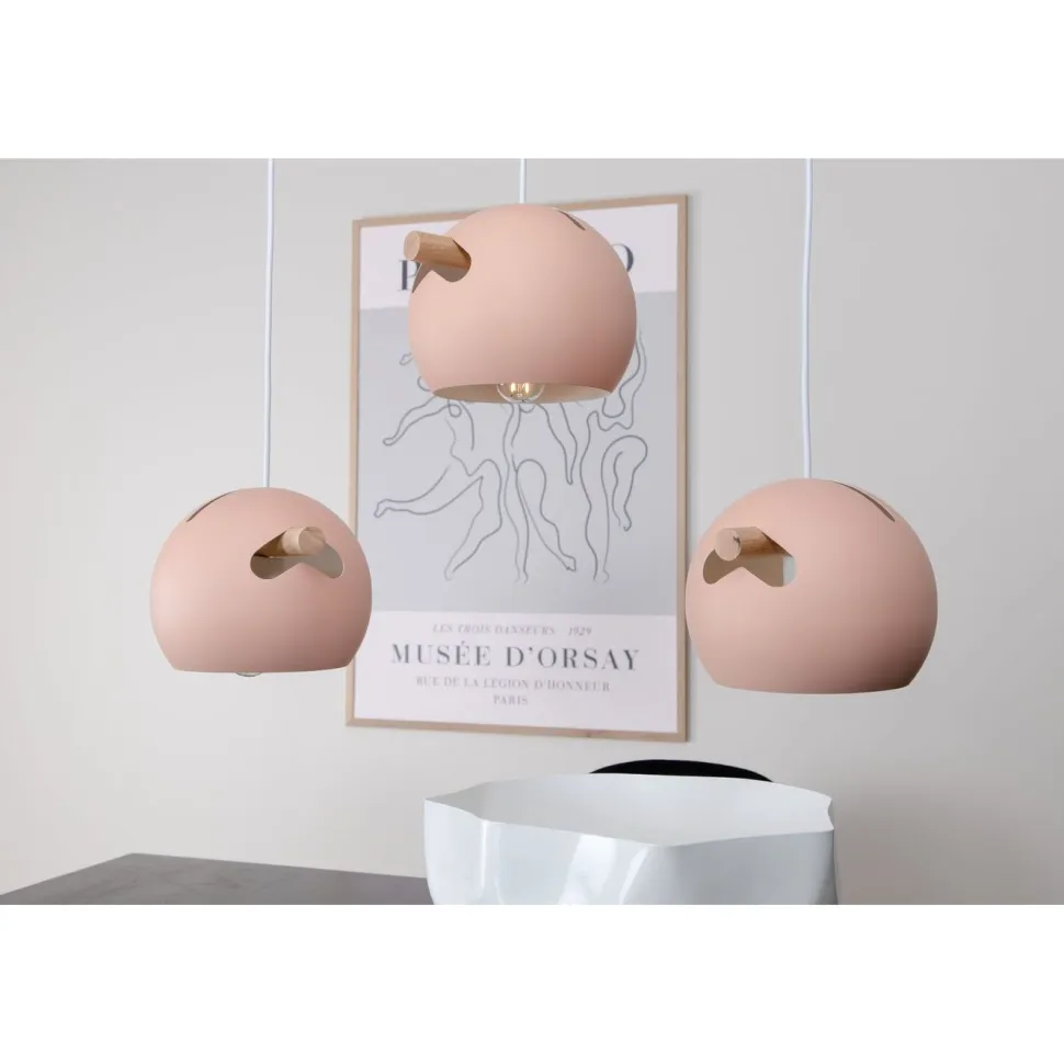 Riippuvalaisin Venture Home Tubbie, ø23cm, 3-osainen, vaaleanpunainen
