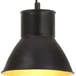 Riippuvalaisin 25 w syvä musta pyöreä 17 cm e27