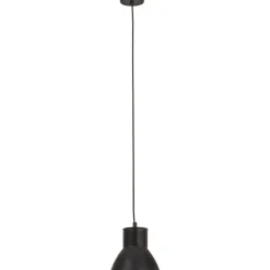 Riippuvalaisin 25 w syvä musta pyöreä 17 cm e27